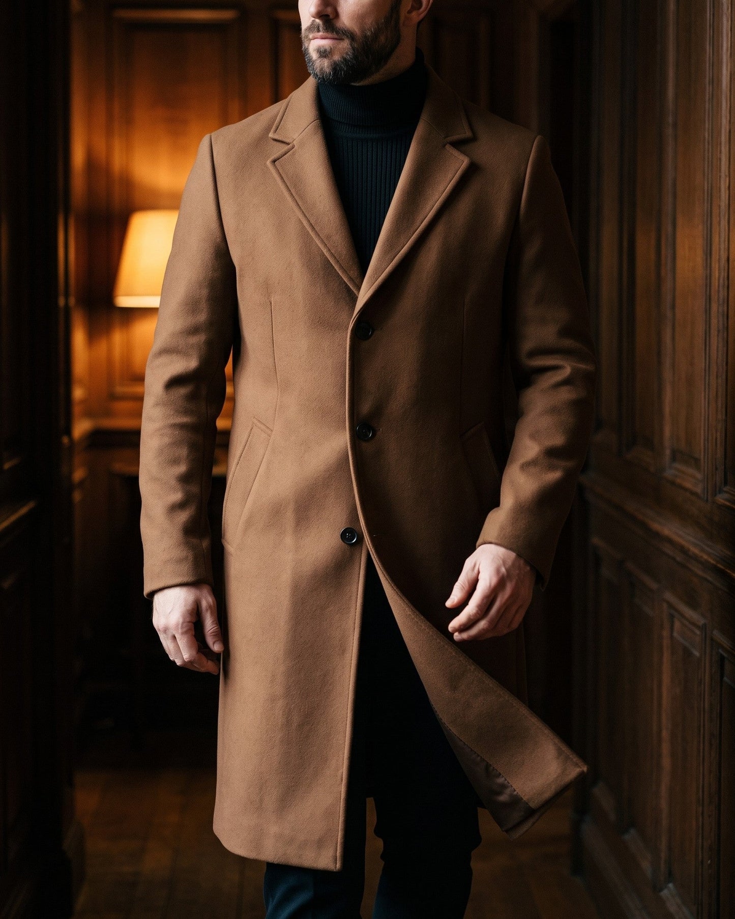 Ettore Wool-Blend Overcoat