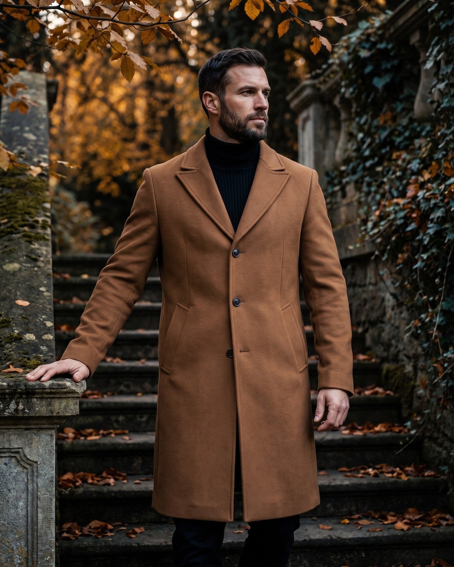 Ettore Wool-Blend Overcoat